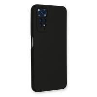 Newface Xiaomi Redmi Note 11 Kılıf Nano içi Kadife Silikon - Siyah