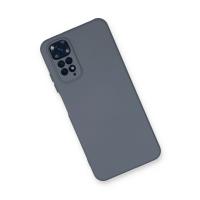 Newface Xiaomi Redmi Note 11 Kılıf Nano içi Kadife Silikon - Gri