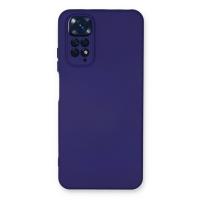 Newface Xiaomi Redmi Note 11 Kılıf Nano içi Kadife Silikon - Mor