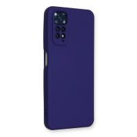Newface Xiaomi Redmi Note 11 Kılıf Nano içi Kadife Silikon - Mor