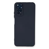 Newface Xiaomi Redmi Note 11 Kılıf Nano içi Kadife Silikon - Lacivert