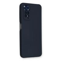 Newface Xiaomi Redmi Note 11 Kılıf Nano içi Kadife Silikon - Lacivert