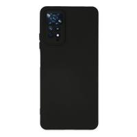 Newface Xiaomi Redmi Note 11 Pro Kılıf Nano içi Kadife Silikon - Siyah