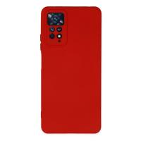 Newface Xiaomi Redmi Note 11 Pro Kılıf Nano içi Kadife Silikon - Kırmızı