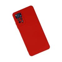 Newface Xiaomi Redmi Note 11 Pro Kılıf Nano içi Kadife Silikon - Kırmızı