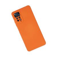 Newface Xiaomi Redmi Note 11 Pro Kılıf Nano içi Kadife Silikon - Turuncu