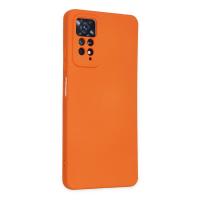 Newface Xiaomi Redmi Note 11 Pro Kılıf Nano içi Kadife Silikon - Turuncu