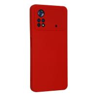 Newface Xiaomi Poco X4 Pro 5G Kılıf Nano içi Kadife Silikon - Kırmızı