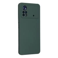 Newface Xiaomi Poco X4 Pro 5G Kılıf Nano içi Kadife Silikon - Koyu Yeşil