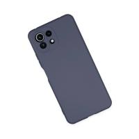 Newface Xiaomi Mİ 11 Lite Kılıf Nano içi Kadife Silikon - Gri