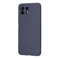 Newface Xiaomi Mİ 11 Lite Kılıf Nano içi Kadife Silikon - Gri