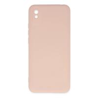 Newface Xiaomi Redmi 9A Kılıf Nano içi Kadife Silikon - Pudra