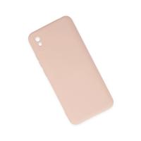 Newface Xiaomi Redmi 9A Kılıf Nano içi Kadife Silikon - Pudra