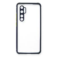 Newface Xiaomi Mi Note 10 Lite Kılıf Miami Şeffaf Silikon - Lacivert