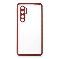 Newface Xiaomi Mi Note 10 Lite Kılıf Miami Şeffaf Silikon - Fuşya