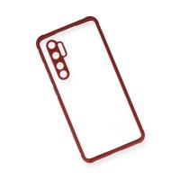 Newface Xiaomi Mi Note 10 Lite Kılıf Miami Şeffaf Silikon - Fuşya