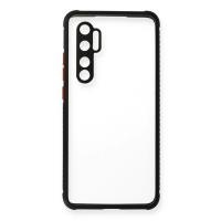 Newface Xiaomi Mi Note 10 Lite Kılıf Miami Şeffaf Silikon - Siyah