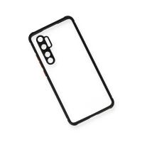 Newface Xiaomi Mi Note 10 Lite Kılıf Miami Şeffaf Silikon - Siyah