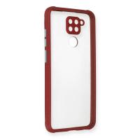 Newface Xiaomi Redmi Note 9 Kılıf Miami Şeffaf Silikon - Fuşya