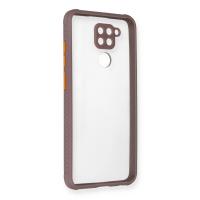 Newface Xiaomi Redmi Note 9 Kılıf Miami Şeffaf Silikon - Açık Mor