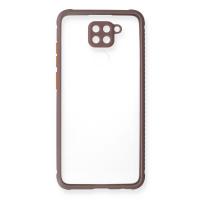 Newface Xiaomi Redmi Note 9 Kılıf Miami Şeffaf Silikon - Açık Mor