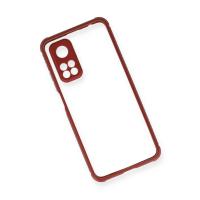 Newface Xiaomi Mi 10T Pro Kılıf Miami Şeffaf Silikon - Fuşya