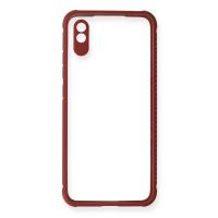 Newface Xiaomi Redmi 9A Kılıf Miami Şeffaf Silikon - Fuşya