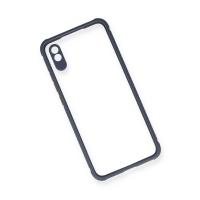 Newface Xiaomi Redmi 9A Kılıf Miami Şeffaf Silikon - Gri