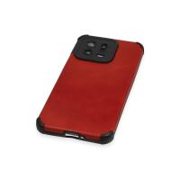 Newface Xiaomi Mi 13 Kılıf Loop Deri Silikon - Kırmızı