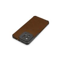 Newface Xiaomi Mi 13 Kılıf Loop Deri Silikon - Kahverengi