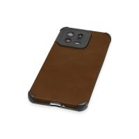 Newface Xiaomi Mi 13 Kılıf Loop Deri Silikon - Kahverengi