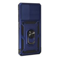 Newface Xiaomi Redmi Note 11 Pro Kılıf Pars Lens Yüzüklü Silikon - Lacivert