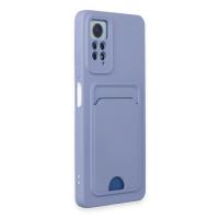 Newface Xiaomi Redmi Note 11 Pro Kılıf Kelvin Kartvizitli Silikon - Lila