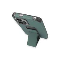 Newface Xiaomi Poco X5 5G Kılıf Mega Standlı Silikon - Yeşil