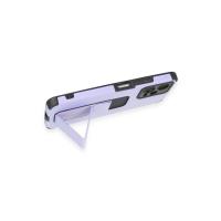 Newface Xiaomi Poco X5 5G Kılıf Mega Standlı Silikon - Lila