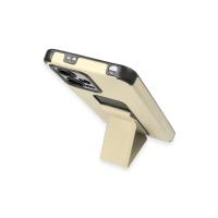 Newface Xiaomi Poco X5 5G Kılıf Mega Standlı Silikon - Gold