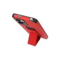 Newface Xiaomi Poco X5 5G Kılıf Mega Standlı Silikon - Kırmızı