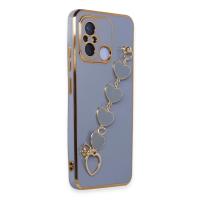 Newface Xiaomi Redmi 12C Kılıf Esila Silikon - Gri