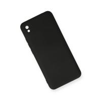 Newface Xiaomi Redmi 9A Kılıf Nano içi Kadife Silikon - Siyah