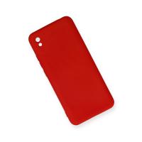 Newface Xiaomi Redmi 9A Kılıf Nano içi Kadife Silikon - Kırmızı