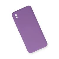 Newface Xiaomi Redmi 9A Kılıf Nano içi Kadife Silikon - Mor