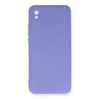 Newface Xiaomi Redmi 9A Kılıf Nano içi Kadife Silikon - Lila