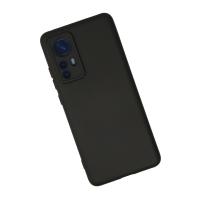 Newface Xiaomi Mi 12 Kılıf Nano içi Kadife Silikon - Siyah