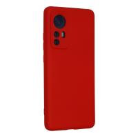 Newface Xiaomi Mi 12 Kılıf Nano içi Kadife Silikon - Kırmızı