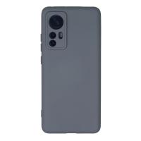 Newface Xiaomi Mi 12 Kılıf Nano içi Kadife Silikon - Gri