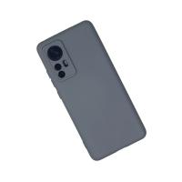 Newface Xiaomi Mi 12 Kılıf Nano içi Kadife Silikon - Gri