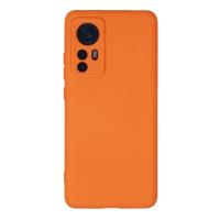 Newface Xiaomi Mi 12 Kılıf Nano içi Kadife Silikon - Turuncu