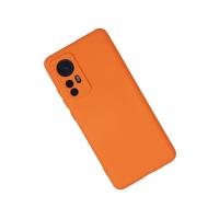 Newface Xiaomi Mi 12 Kılıf Nano içi Kadife Silikon - Turuncu