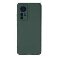 Newface Xiaomi Mi 12 Kılıf Nano içi Kadife Silikon - Koyu Yeşil