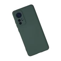 Newface Xiaomi Mi 12 Kılıf Nano içi Kadife Silikon - Koyu Yeşil